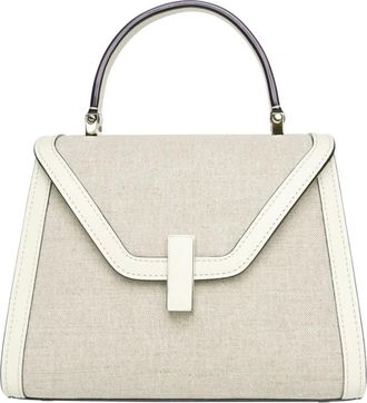 Valextra Handbags, female, Beige, ONE SIZE, Iside Top Handle Bag Light Gold