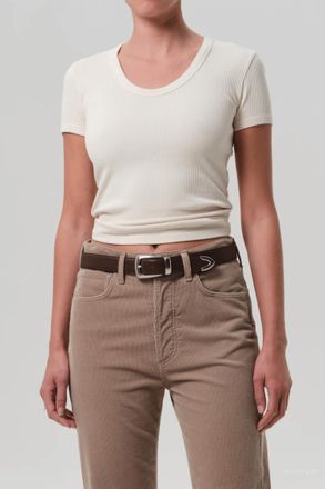 Citizens Of Humanity Maude U-Neck Tee In Pashmina
