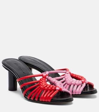 J.W.Anderson Plot woven leather sandals