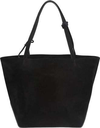 The Row Park Tote Three Edge - Dames - Shoppers - Zwart - ONE Size - Leer - Tassen