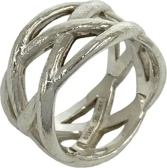 Tiffany & Co. Silver Silver 925 Band Ring (Pre-Owned)