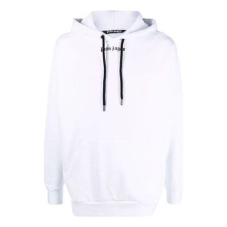 Palm Angels Classic Logo Over Hoodie White PMBB036C99FLE0010110