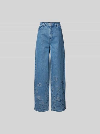 Rotate Jeans mit 5-Pocket-Design in Jeansblau, Gr&ouml;&szlig;e 25