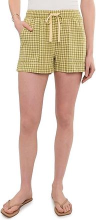 Toad&Co Taj Hemp Pull-On Shorts Womens Shorts Woodbine Pattern : LG (US 12-14) 3, Elastane/Hemp/Lyocell