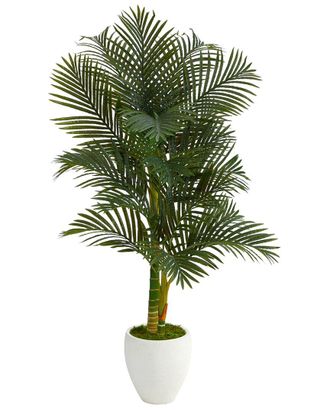 Nearly Natural 5Ft Paradise Palm Artificial Tree In Planter
