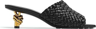 Bottega Veneta Sandalo - Dames - Muiltjes - Zwart - 36 EU - Schoenen