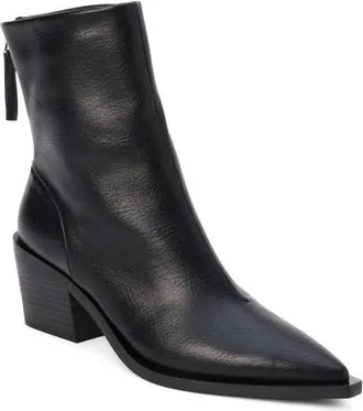 Matisse Footwear Matteo Croc Embossed Faux Leather Boot in Black at Nordstrom, Size 11