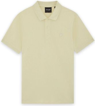 Lyle & Scott SS Polo Shirts Superfine Polo Shirt - Heren - Polos - Beige - S - Tops