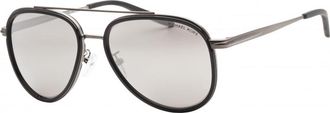 Michael Kors Mens MK1104-10026G-57 MK1104 57 10026G Richmond Sunglasses - Silver - One Size