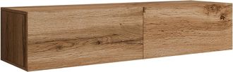 Mirjan24 Mobilier1 - Mueble Tv Venenou 125, Roble Wotan, N&uacute;mero De Puertas: 0, N&uacute;mero De Cajones: 0, 140x30x40cm