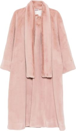 Parlor Jas met sjaal - Roze