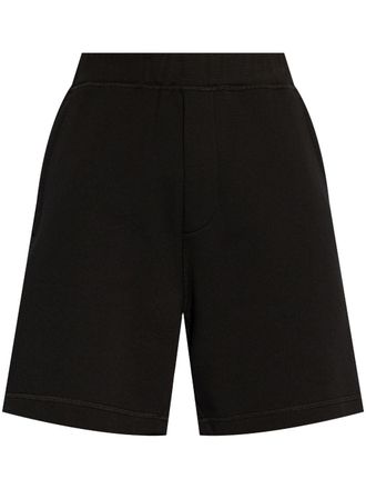 Dsquared2 logo-embroidered shorts - men - Cotton - M - Black