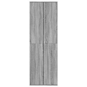 Berkfield Home Highboard Grey Sonoma 60x35x180 cm Engineered Wood | Size: 60 x 35 x 180 cm