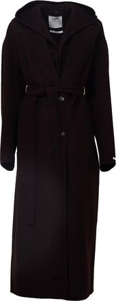Sportmax Olmo Long Overfit Wool Belted Coat