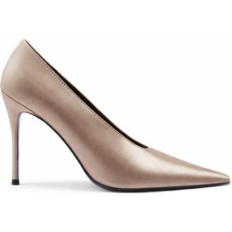 Femme Vendome Pump in Taupe Satin at Nordstrom, Size 12