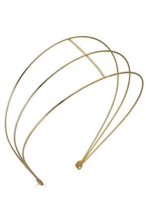 Epona Valley Petite Saint Germaine Headband in Gold at Nordstrom