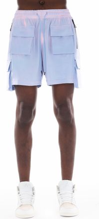 HVMAN Heat Sensitive Nylon Shorts In Sky