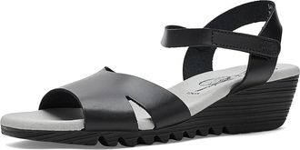 FLY London Olla446fly Womens Sandals Black : EU 41 (US Womens 10-10.5) M, Leather