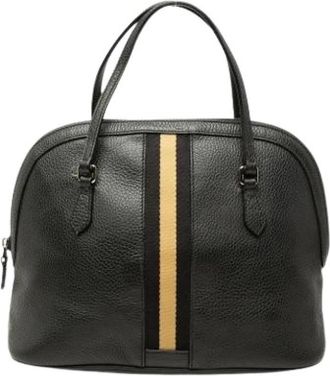 Gucci Pre-owned Satchel - Dames - Vintage Handtas - Zwart - ONE Size - Leer - Vintage