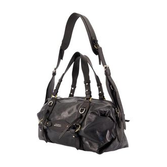 Isabel Marant Womens Shoulder Bag Black Cowhide