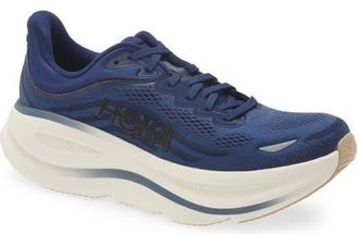 Hoka One One Bondi 9 Running Shoe in Midnight Blue /Varsity Navy at Nordstrom, Size 10.5