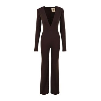 Aniye By Dames, Jumpsuits & Playsuits, Bruin, Maat: XS Spandex