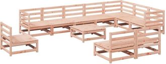 vidaXL 11 Piece Garden Sofa Set Solid Wood Douglas Fir vidaXL