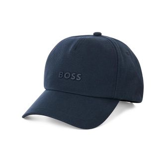 Boss Orange by Hugo Boss Baseball Cap BOSS ORANGE Fresco, Herren, blau (dunkelblau 404), Web, Baumwolle, unifarben, Caps Baseball Cap, mit BOSS Silicon Logo, Icon Detail, Weit