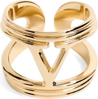 Valentino Garavani Anello VLOGO Signature - Oro