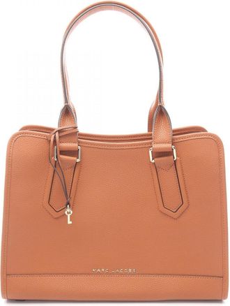 Marc Jacobs Brown Leather Handbag Tote Bag (Pre-Owned)