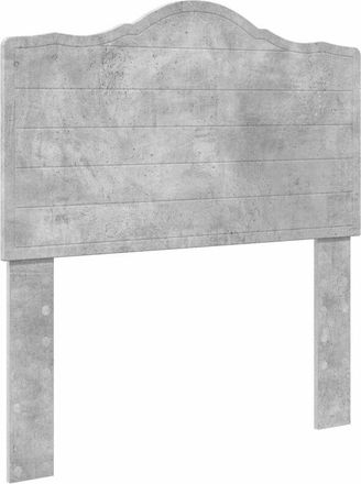 vidaXL Cabecero Gris Concreto 100 Cm Madera Contrachapada Vidaxl