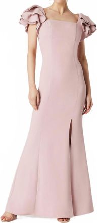 Elliatt Astronomy Maxi Dress In Blush