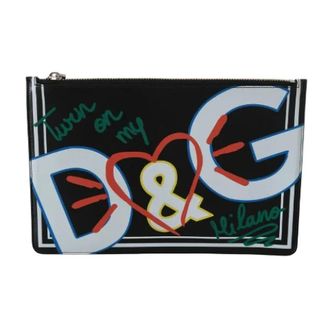 Dolce & Gabbana Pre-owned Wallets, female, Black, Size: ONE SIZE Pre-owned Leather wallets