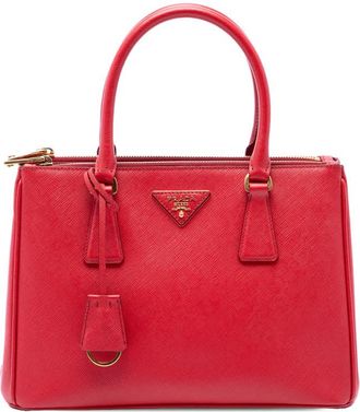 Prada Pre-owned Prada Medium Saffiano Galleria Double Zip Satchel Ladies OCBQL764T0TWOZ7Q