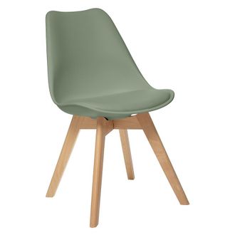 Atmosphera Silla baya Verde Caqui - Patas De Haya Atmosphera Cr&eacute;ateur DInt&eacute;rieur