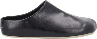 Maison Margiela Black Anatomical Low Heel Leather Loafers