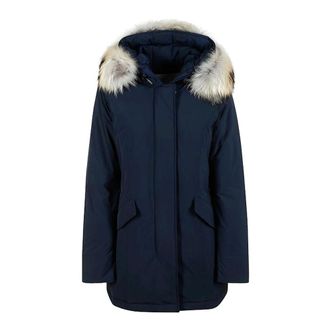 Woolrich Parkas, female, Blue, Size: XS Parka