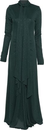 Rotate open-back maxi dress - Groen