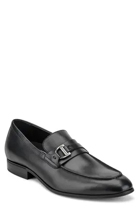 Rockport Carlo Leather Loafer in Black at Nordstrom, Size 10.5