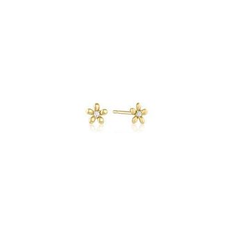 Set & Stones Moscow 14k Gold Diamond Studs in Yellow Gold at Nordstrom