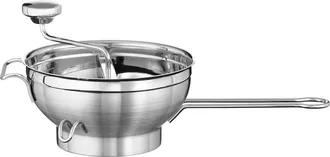 R&ouml;sle Stainless Steel Food Mill with Handle and 2 Grinding Sieves