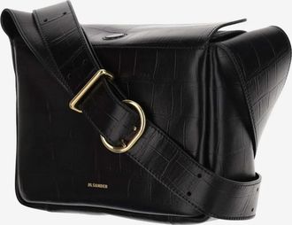 Jil Sander Hobo Bags - Flap Mini Shoulder Bag - Gr. unisize - in Schwarz - für Damen