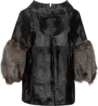 Marni suede jacket - BLACK