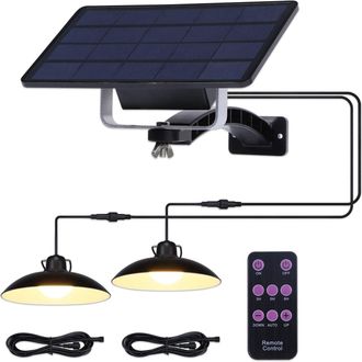 OEM L&aacute;mparas Solares De Ara&ntilde;a, Led Regulable, Control Remoto Manual, Resistentes Al Agua Ip65, Luz Blanca C&aacute;lida De 3500k, Para Jard&iacute;n Y Patio