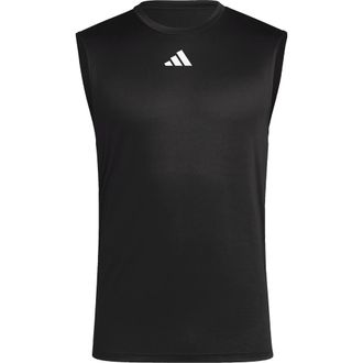adidas Sleeveless Pregame Graphic T-Shirt in Black/White at Nordstrom Rack, Size Xx-Large