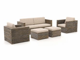 Rough Country Rustic Furniture ROUGH-C stoel-bank loungeset 5-delig