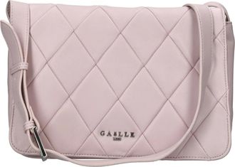 Ga&euml;lle Paris Nep Lederen Tas met Klep - Dames - Schoudertassen - Roze - ONE Size - Leer - Tassen