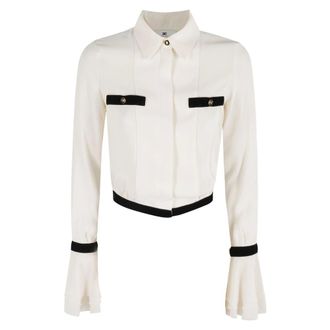 Elisabetta Franchi Mujer, Blusas y Camisas, Blanco, Talla: S