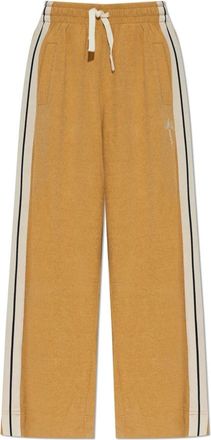 Palm Angels Rechte sweatpants - Dames - Broeken - Beige - Maat: M