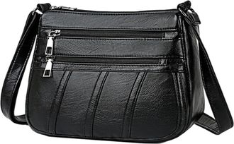 Generic Womens Cross-Body Bags Cross Body Bag Women for Work, Office Compact Messenger with Sequin Panel, Sleek Minimalist Crossbody Phone Holder with Chain S